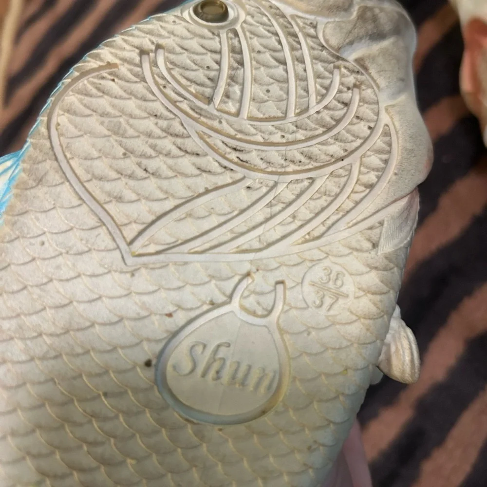 Blue Fish Novelty Slip-On Aquarium Slippers